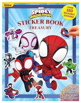 MARVEL SPIDEY & FRIENDS STICKER BOOK TREASURY